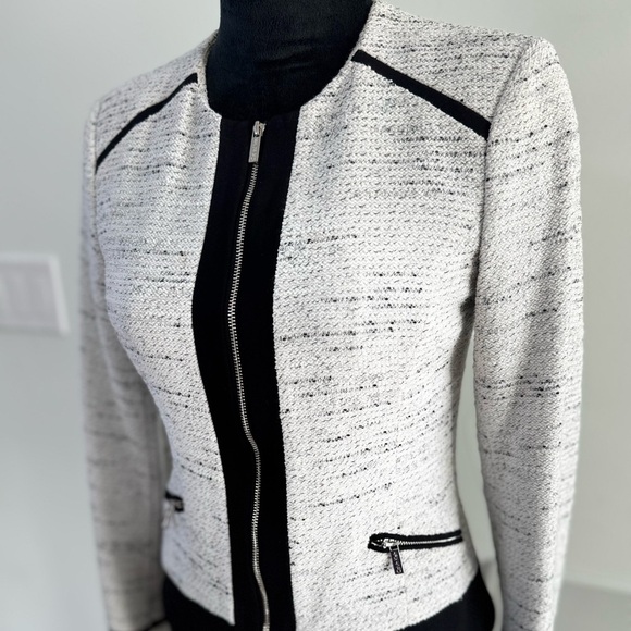 Calvin Klein Jackets & Blazers - Chic Monochrome Women's Blazer